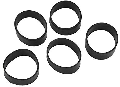 Tbest Scuba Rubber Ring,gummiring tauchen,Ringe aus Silikon,Gummiarmband 5 Stück Ersatz für Gürtel 5 cm