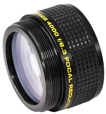 Astromania Brennweitenreduzierer f/6.3, vollständig mehrfach beschichteter Brennweitenreduzierer, der Brennweite und Verhältnis um 37% reduziert, für Teleskop-Okularbeobachtung, funktioniert für