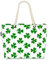 VOID Kleeblatt Herzen Strandtasche Shopper 58x38x16cm 23L XXL Einkaufstasche Tasche Reisetasche Beach Bag