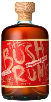 The Bush Rum Co. Original Spiced Rum With Tropical Notes | 100% Recycled Bottle/Recyclable Pack| 37.5% ABV 70cl