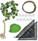 Allazone 15 Stück Terraristik Eidechse Lebensraum Dekor Zubehör, Reptilien Hängematte und Terrarium Kletterpflanzen mit Wasserschale für Chamäleon, Eidechsen, Gecko, Schlangen, Leguan (1)