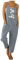 Hosenträger Frauen Casual Loose Jumpsuit Print Mode Strand Stil Ärmellose Schlanke Hosenträger (L,3grau)