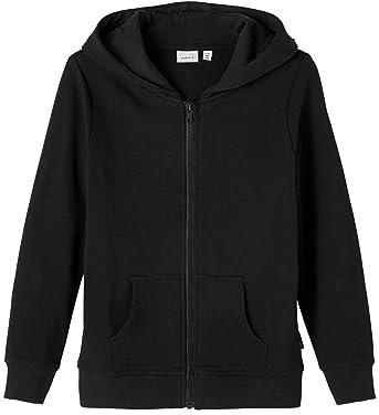 NAME IT Sweatshirt mit Kapuze und Reißverschluss Black 110
