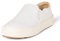 Amazon Essentials Zapatilla Cómoda sin Cordones Mujer, Blanco, 39 EU