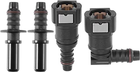 A ABSOPRO 2 Juegos 25/64 9,89mm SAE en 13/32 10,5mm Combustible Línea Manguera Conector