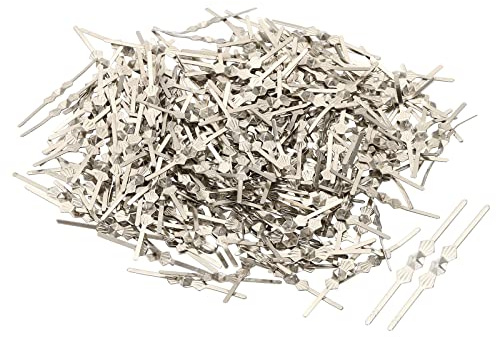 PATIKIL Kronleuchter-Verbindungsclip, 300 Stück, 25 mm Länge, Kronleuchter, Fliegenstift, Ersatz für Befestigung von Kristallen, Lampen, Deckenleuchten, Teile, Silber
