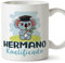 MUGFFINS Tazas para HERMANO - En Español - Koalificado/koalificada - 11 oz / 330 ml - Regalo original y divertido