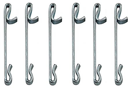 Early 2'' Double Loop Small Tool Box Drawer Slides Clips Toolbox Accessories Replacement Parts (6 pcs)
