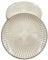VAJILLA MORDERNA CALIDAD 6 PERSONAS - 6 PLATOS LLANOS 27 CMS (RAYAS GRISES 6 PLATOS)