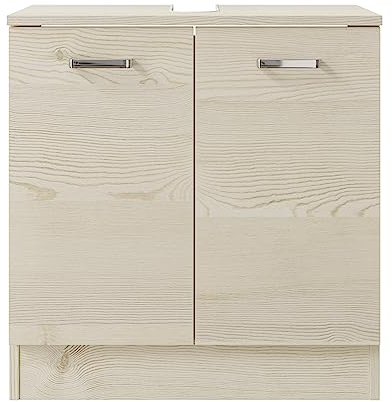 Pelipal Waschbeckenunterschrank Quickset 301 in Polar Pinie quer NB, 60,2 cm breit | Waschbeckenschrank ohne Waschbecken mit 2 Türen