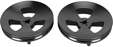 Aluminiumlegierung 3-Loch Open Reel Sound Tape Leere Spule Öffnungsmaschinenteil für TEAC (Grün)