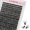 Wimpern Extensions 300 Pcs Cluster Lashes 50D Mixed Tray DIY Lashes Extension Fake Lashes Falsche Wimpern Einzelne Wimpern Individual Lashes (50D-0.07C-8-15mm)