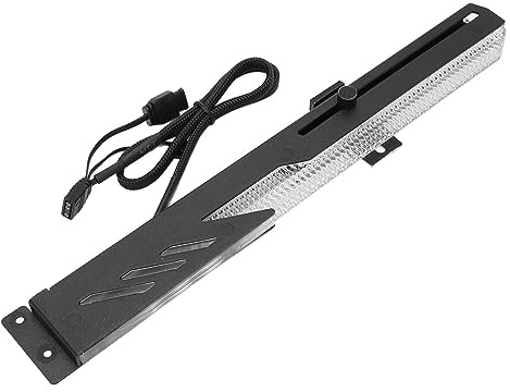 Elprico Grafikkarten-GPU-Halterung, ARGB 3Pin 4Pin Verschiebbar, Unterstützt Grafikkarten-Durchhanghalter, GPU-Halter für Desktop-Grafikkarte