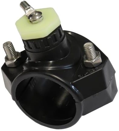 POOLEX Erdungsset für PVC-Rohr D50, Schwarz