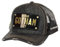 Capslab Batman DC Gotham City Black Plate Gold Used Trucker Cap - One-Size