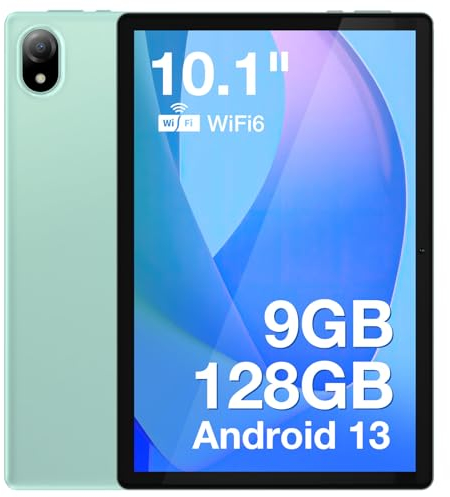 DOOGEE U10 Android 13 Tablet in Offerta 10.1 Pollici 1280 * 800 IPS Tablet 2023, 9GB+128GB(TF 1TB)/WiFi-6 Tablet/5060mAh/8MP/Google GMS/Widevine L1/BT5/Type C/3.5mm Headphone Jack