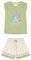 women'secret Pijama Corto 100% algodón Stitch Pyjama, Verde Estandar, XS para Mujer