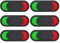 WOFASHPURET 6 Pièces Panneaux de Porte LIBRE/OCCUPÉ, Ne Pas Déranger Porte Signe, 10x4cm Panneau de conférence, Toilettes Ne Pas Déranger, Convient pour Bureau, Réunion, Salle de Bain