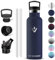 Vikaster Borracce termiche - Borraccia 500ml, Borraccia acciaio inox, Borracce Senza Perdite, Borraccia con Cannuccia, Borraccia Termiche Sportiva, Adulto, Scuola, Outdoor