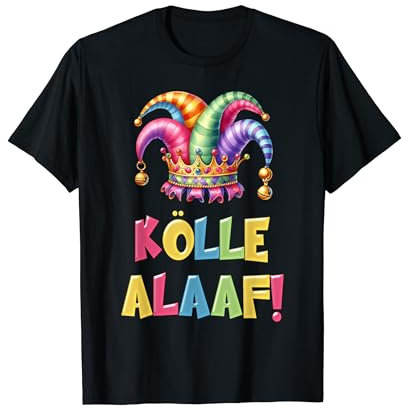 Kölle Alaaf Kostüm Kölner Karneval Köln Narrenkappe T-Shirt