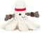 Jellycat Amuseables Badminton Stofftier 15,2 cm | Badminton Plüsch | für Sportfans