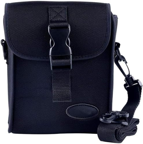 WIHXES Binoculars Case - Universal Oxford Case with Adjustable Straps, Fits 42mm Binoculars (Black)