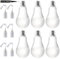 6 x 6500K E27 LED Leuchtmittel mit 6 x E27 Baufassung Lampenfassung+ VDE-Spannungsprüfer: E27 Ersatzfassung LED Birne 15W E27 matt, Baufassung mit Kabel, Kaltes Weiß Farbe