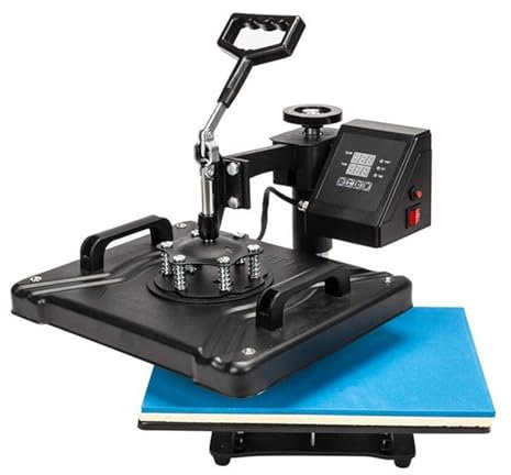 QLXYYFC Heat Press Double Display 9 In 1 Heat Press Sublimation Heat Press Heat Transfer Cap T-Shirt Mug Plate