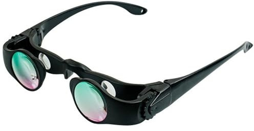 Einstellbare Brillen 8X Lupengläser, einstellbare Brillen mit Brillen polarisierte tragbare Vergrößerungsbrillen für Senioren, das Fernsehen, lesen, fischen,