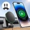 15W Wireless Fast Charging Phone Mount Holder for Tesla Model Y Model 3, Magnetic Charger Compatible with iPhone 12 to 16 Series and Android Phones, with 5ft C to C Cable