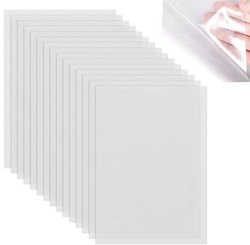 Rjayaa Bügelvlies Beidseitig Haftend 15PCS Aufbügelbarer Einlage Stoff Volumenvlies zum Aufbügeln Vlies Bügeleinlage 30 x 20 cm