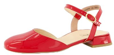 Paul Green Peeptoes & Slingpumps 3843-007, Lack/Brush, Rot, Damen EU 5/38