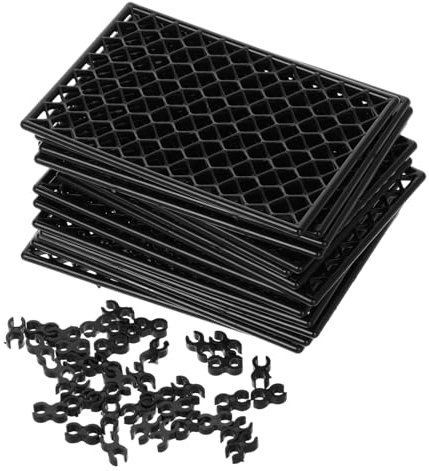 HEMOTON 30pcs Rc Car Garage Assembly Mesh Panel Rc Car Parts Racing Diy Kit Sturdy for Hobbyists