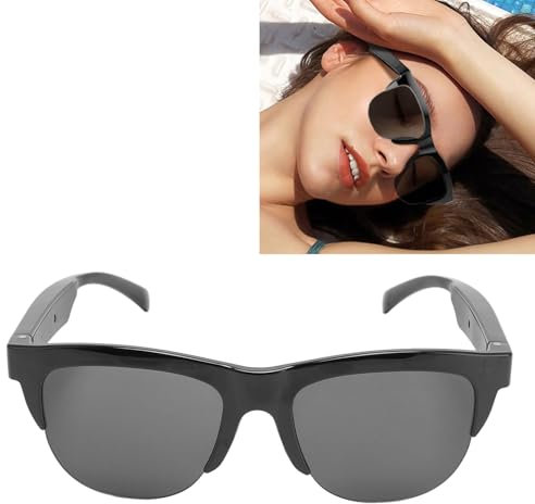 KI -intelligente Sportbrillen, Dual -Lautsprecher -Design, eine Schlüsselsteuerung, Einen Leichten Rahmen, 400 Objektive, Musik Sonnenbrille mit HD -Mikrofon