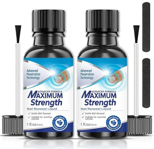 Fungal Nail Treatment Set for Toenail & Fingernails, Protects Thick, Broken And Discolored Nails, Extra Strong Nail Solution for Thick Toenails Toe