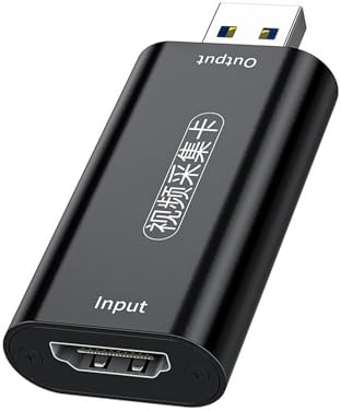 Piceioep Tragbares USB3.0 Video Erfasst Gerät Für 1080p/4K Inhalte Für Online Ausbildung Und Spiel