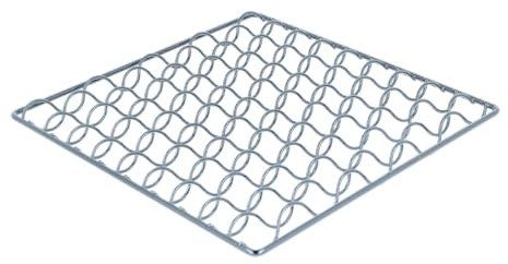 Metaltex Spiraltopfuntersetzer 18x18 cm – hitzebeständig & stabil, Made in Italy, Grau