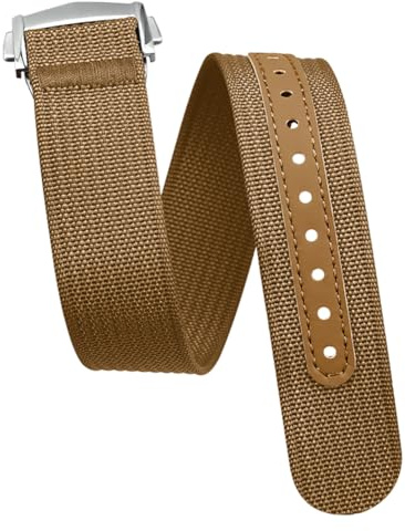 Tyogeephy Correa de Nylon Militar Compatibili con Omega x Swatch MoonSwatch, 20mm Banda Ajustable Transpirable