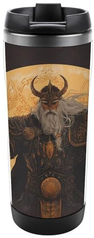 Odin Nordic Travel Insulated Cups & Mugs with Lids Stainless Steel Double Wall Coffee Cup Drinks Tumbler