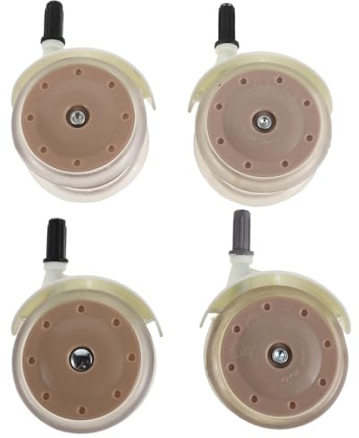 DECOMELODY 4stücke Schwenkbare Ersatzräder für Babylaufräder Radlager für Kinderwagen Rollenzubehör für Kleinkindlaufräder