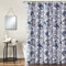 Exuberante decoración Cortina de Ducha, 72 Pulgadas x 72 Pulgadas, Azul, Estándar