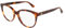Occhiali da Vista Donna Gucci GG0329O Logo 002 Montatura a Gatto Cat Eye Havana