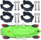 Universal Kayak Paddle Clip with Hardware - Deck Mounted / Track Mount Kayak Paddle Storage & Fishing Net Clip,Fishing Rod Organizer,paddle holder paddle keeper VERTICAL MOUNTED SIDE MOUNTED, 4 Pack