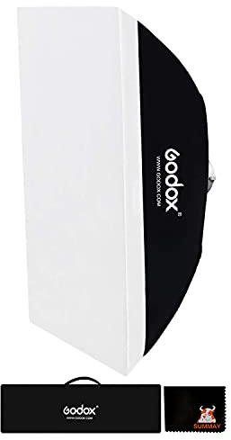 GODOX 14 x 63 Zoll / 35 x 160 Zentimeter Honeycomb Grid Softbox mit Bowens Mount Speedring für Speedlite Studio Flash Monolight-, Portrait- und Produktfotografie (SB-BW50X130)