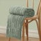 Aormenzy Cable Knit Throw Blankets 50 x 60 Inches, Soft Cozy and Lightweight Knitted Blanket, Machine Washable Acrylic Blanket, Decorative Throw Blanket for Couch Sofa Bed, Sage Green