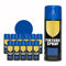 BESCH Pintura Spray 400ml para Metal/Madera/Plástico (Azul Metalizado, 400 ml (Paquete de 12)