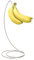 Bananenhalter Edelstahl Bananenhalter Multifunktionaler Obsthalter Langlebige Obstschale aus Metall Bananenhalter Bananenhalter Stabiles Display mit Haken für die Aufbewahrung von Obst auf der