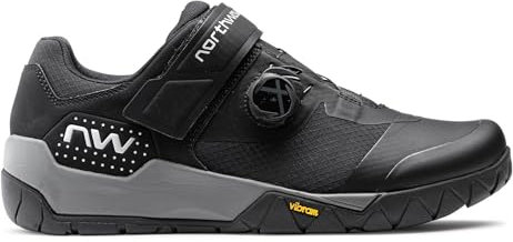 Northwave Overland Plus - Scarpe da Ciclismo MTB Uomo | Scarpe Mountain Bike Gravel | Nero 46