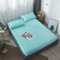 Seiden-Spannbettlaken mit elastischem Band, Luxus-Satin-Matratzenschutz, Doppelbett, Queen-Size-Bett, Gelb, Grau, Weiß, hellgrün, Full 138 x 190 x 30 cm