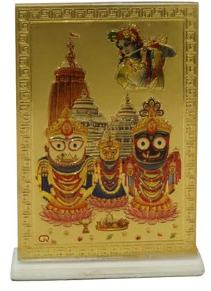 BRACOP® Jagannath-Statue kleine indische Göttin dekorative Skulptur Hinduismus religiöse Figur Hindu-Tempel Dekoration Meditationsfigur Mini-Statue für Schreibtisch Auto Büro spirituelle Geschenke